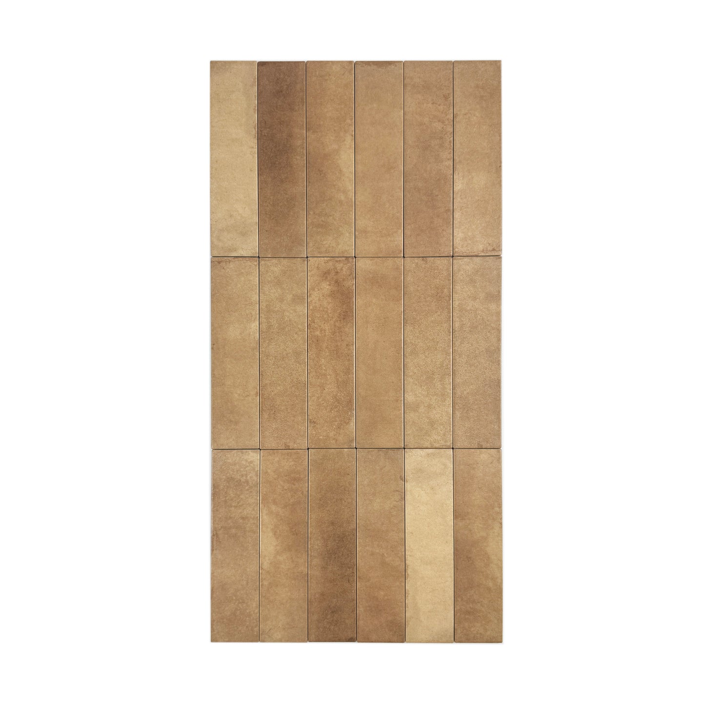 Amalfi Dawn Series  Light Coffee Brown Matte Porcelain Artisanal Tile