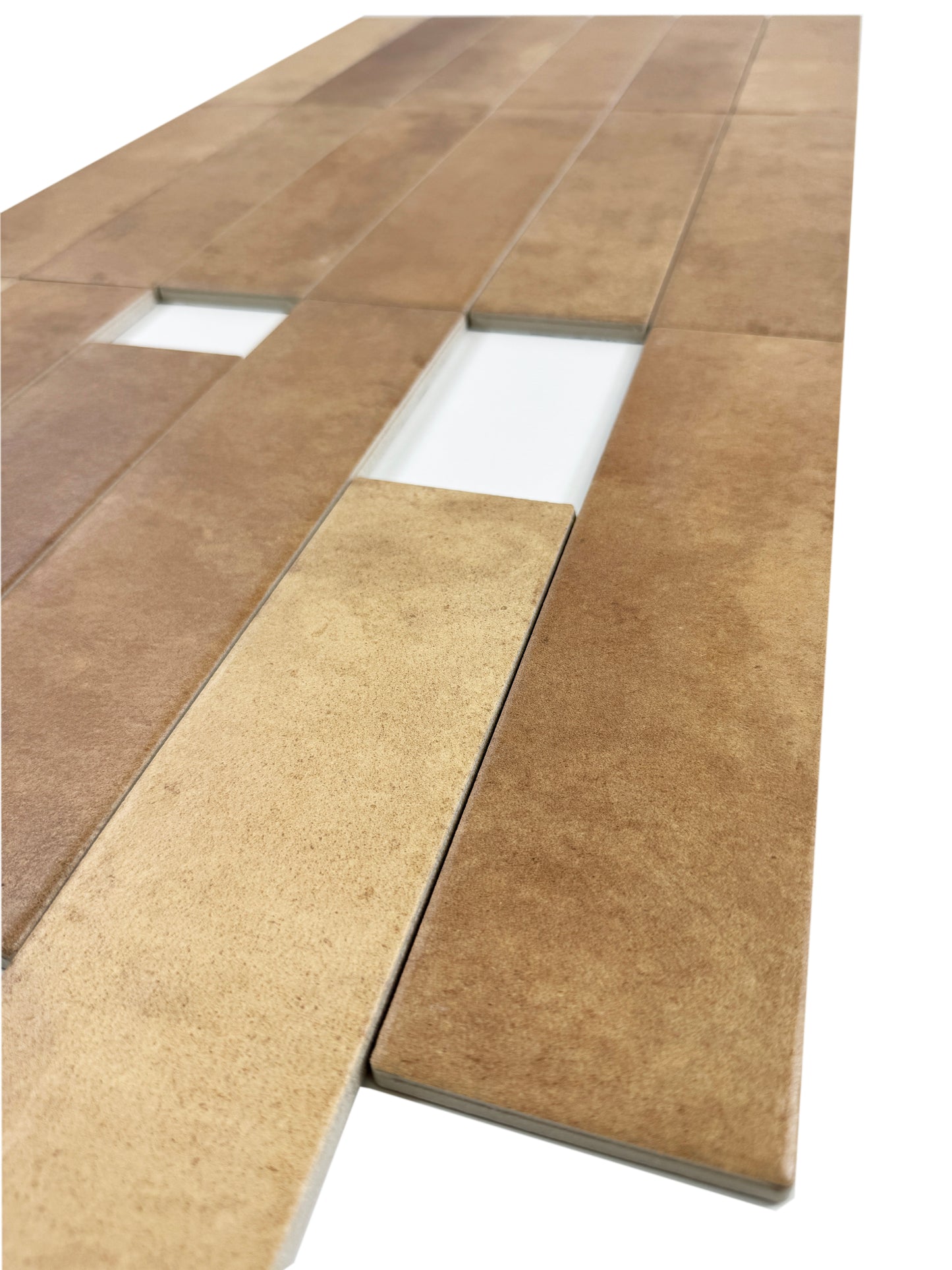 Amalfi Dawn Series  Light Coffee Brown Matte Porcelain Artisanal Tile