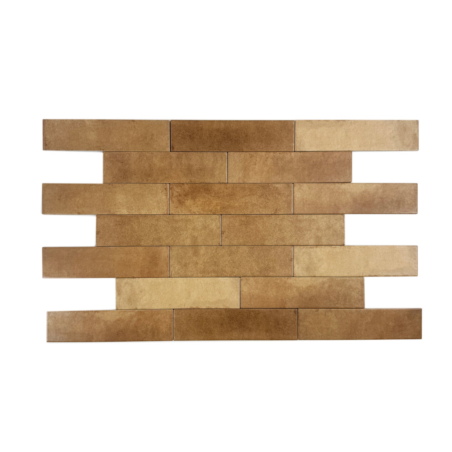 Amalfi Dawn Series  Light Coffee Brown Matte Porcelain Artisanal Tile