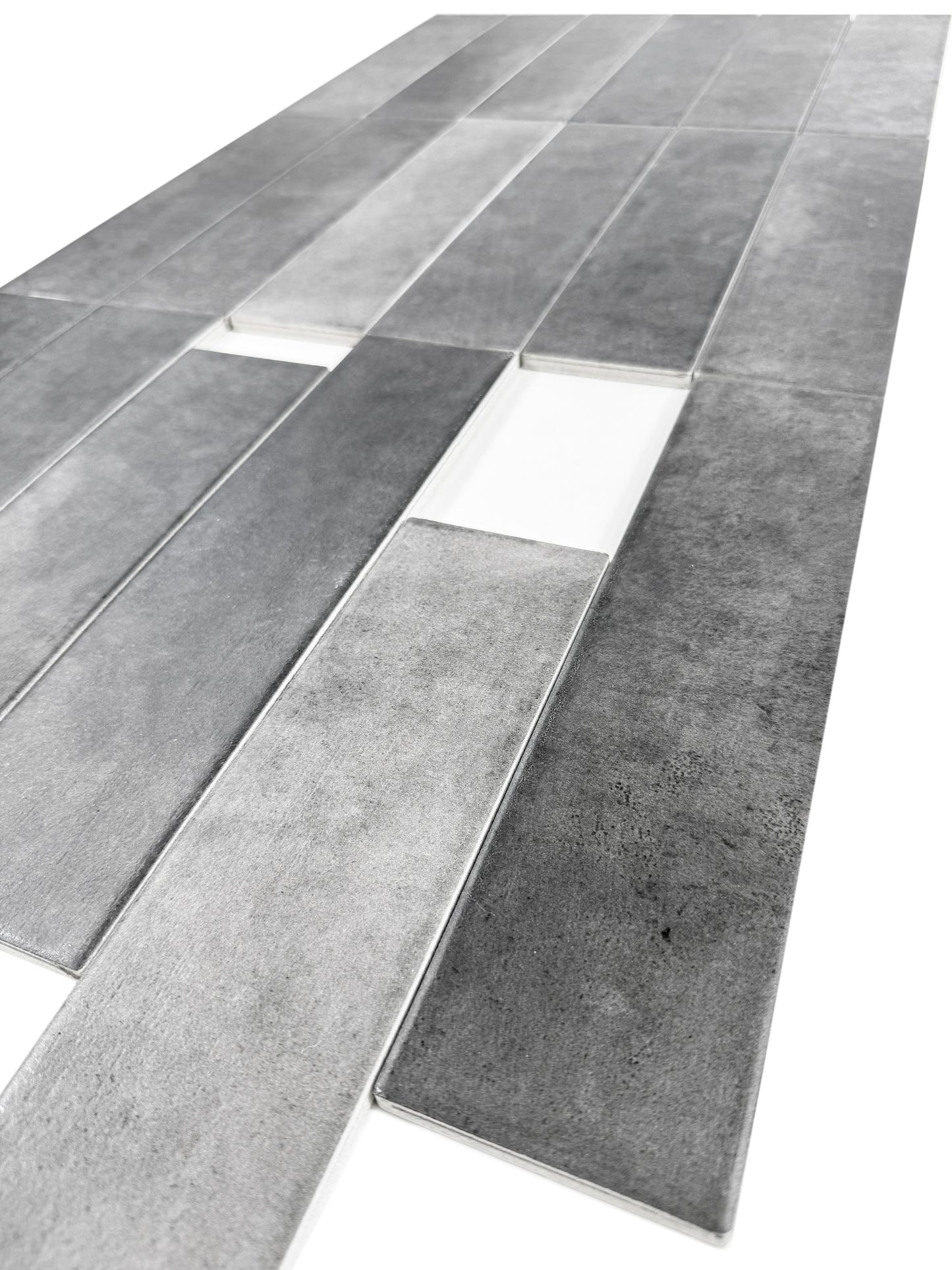 Amalfi Dawn Series  Shadow Grey Matte Porcelain Artisanal Tile