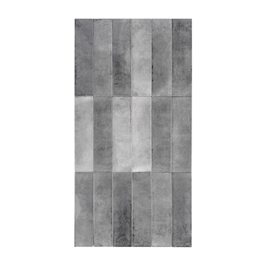 Amalfi Dawn Series  Shadow Grey Matte Porcelain Artisanal Tile
