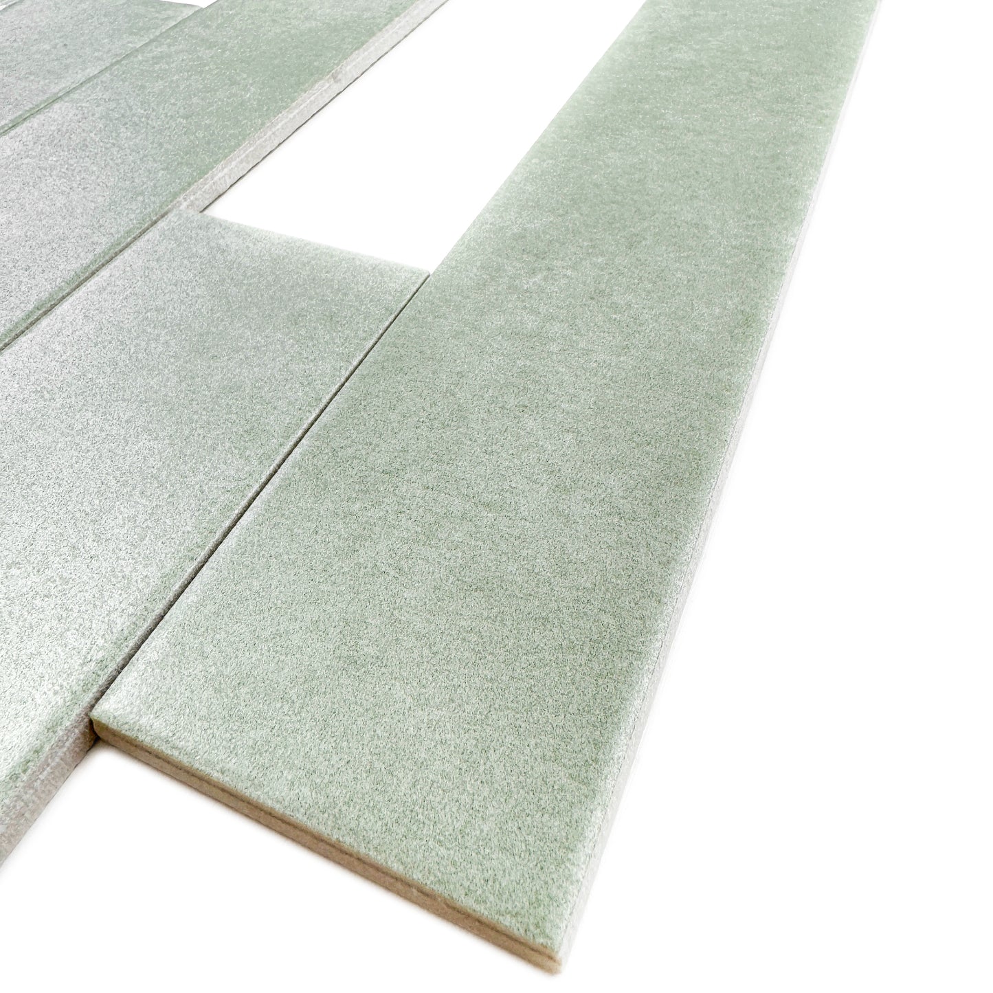 Amalfi Dawn Series Mint Green Matt Porcelain Artisanal Tile