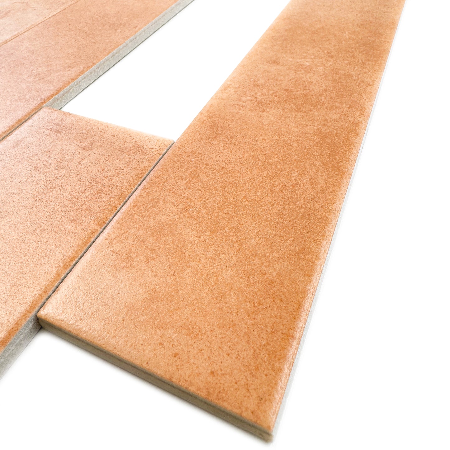 Amalfi Dawn Series Tangerine Orange Matt Porcelain Artisanal Tile