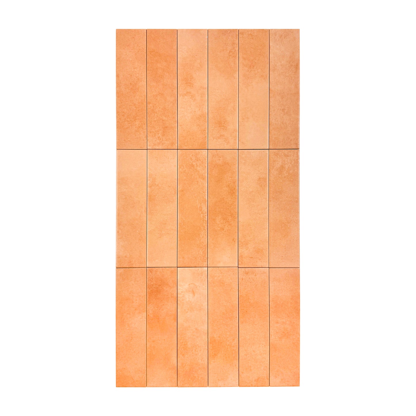 Amalfi Dawn Series Tangerine Orange Matt Porcelain Artisanal Tile