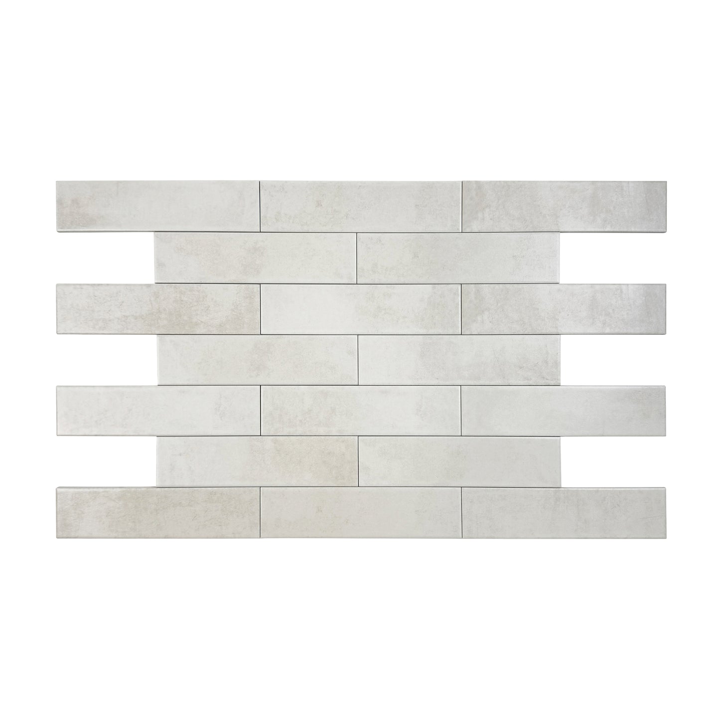 Amalfi Dawn Series Pearl White Matt Porcelain Artisanal Tile