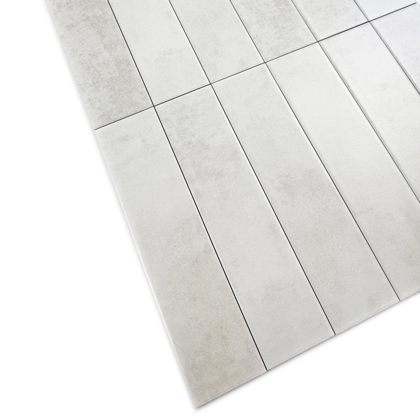 Amalfi Dawn Series Pearl White Matt Porcelain Artisanal Tile