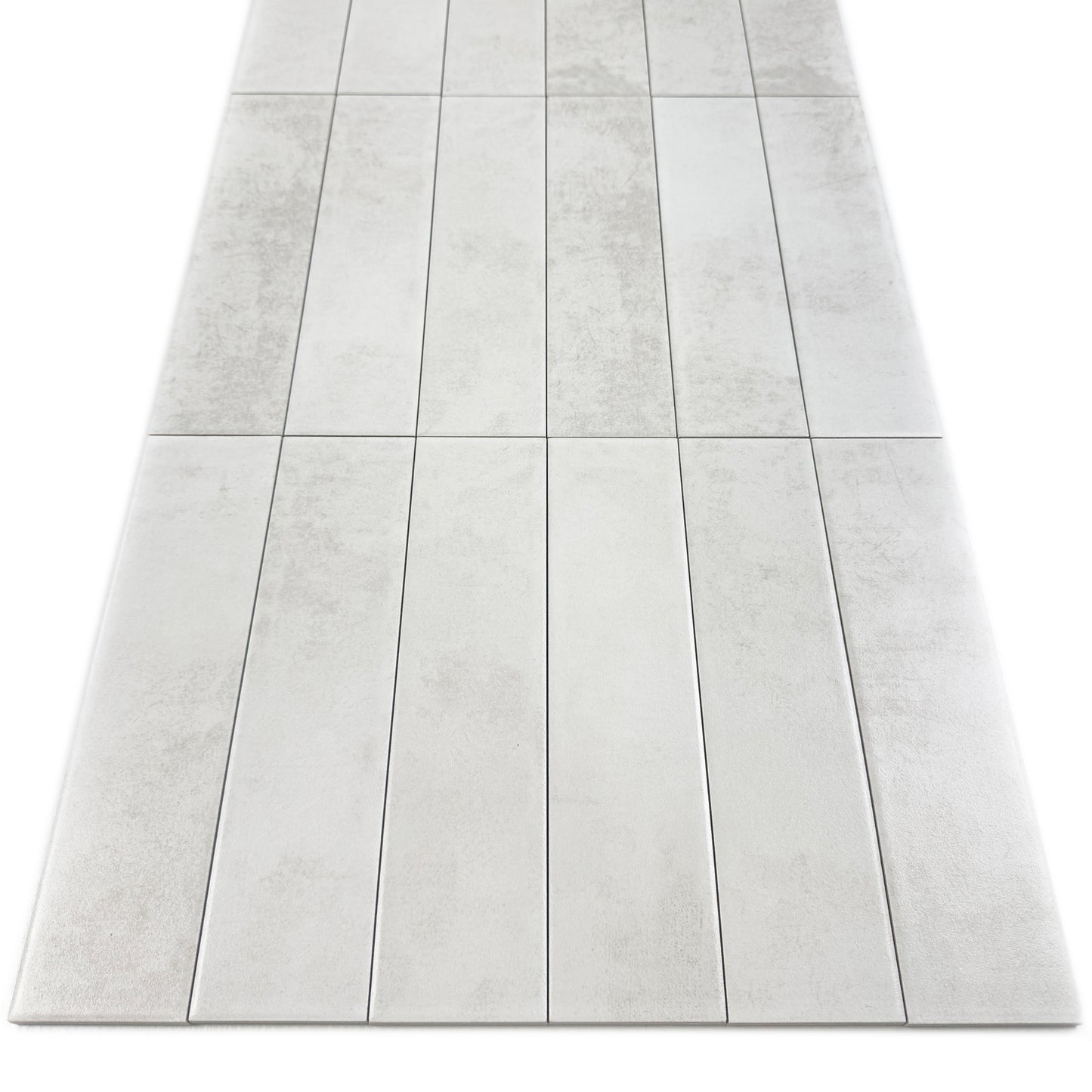Amalfi Dawn Series Pearl White Matt Porcelain Artisanal Tile