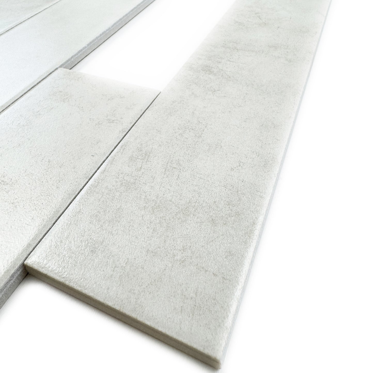 Amalfi Dawn Series Pearl White Matt Porcelain Artisanal Tile