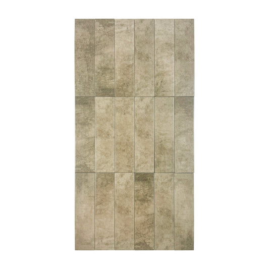 Amalfi Dawn Series Peaunt Brown Matt Porcelain Artisanal Tile
