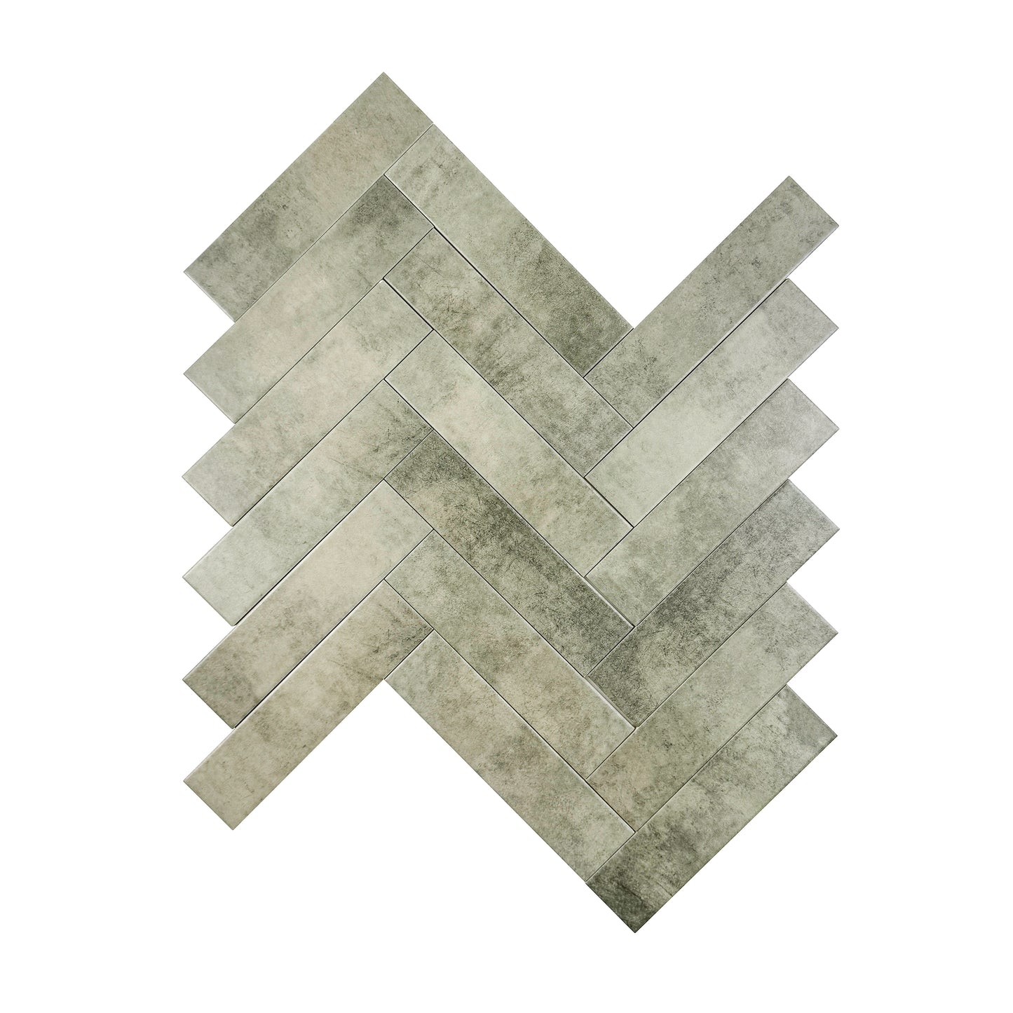 Amalfi Dawn Series Moss Green Matt Porcelain Artisanal Tile