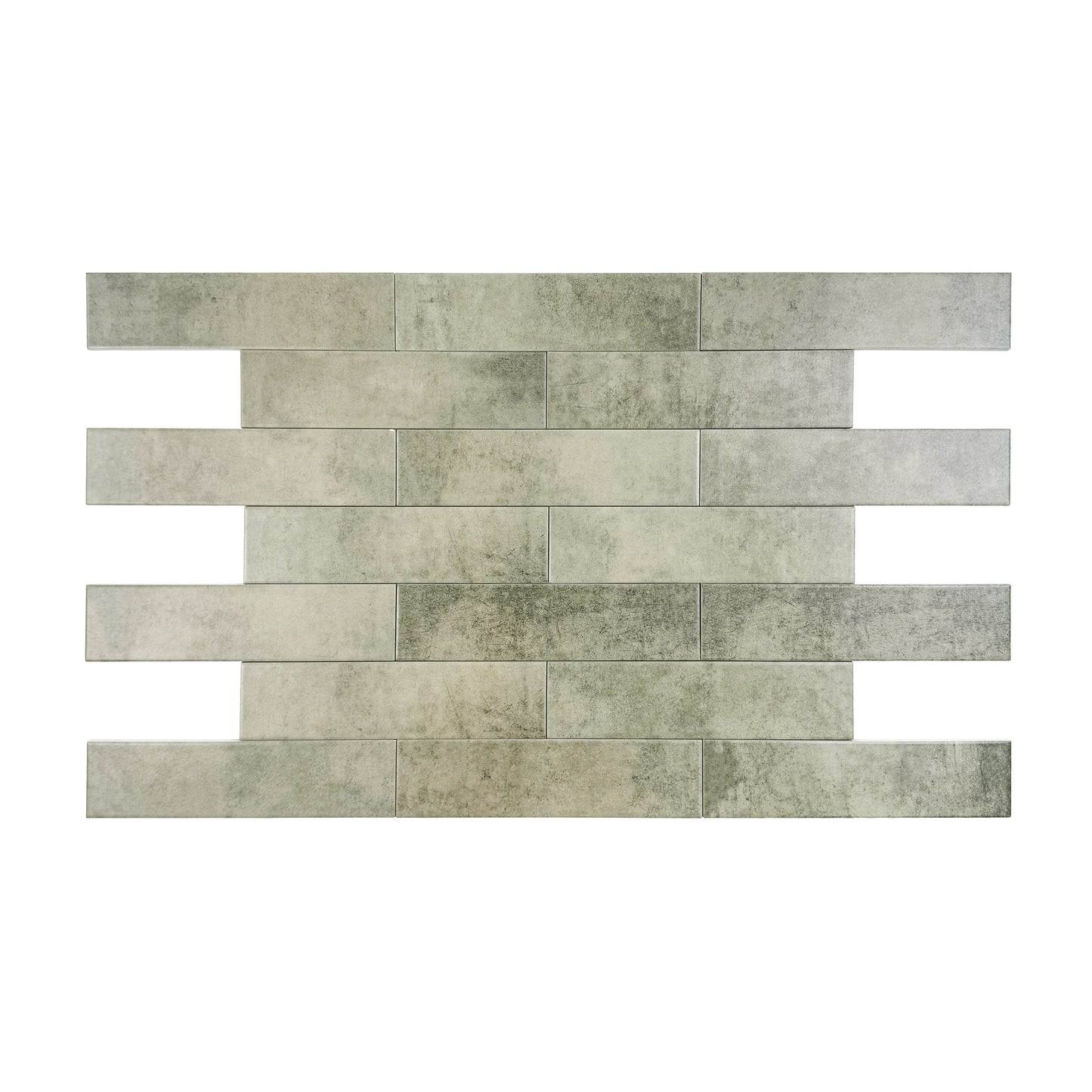 Amalfi Dawn Series Moss Green Matt Porcelain Artisanal Tile