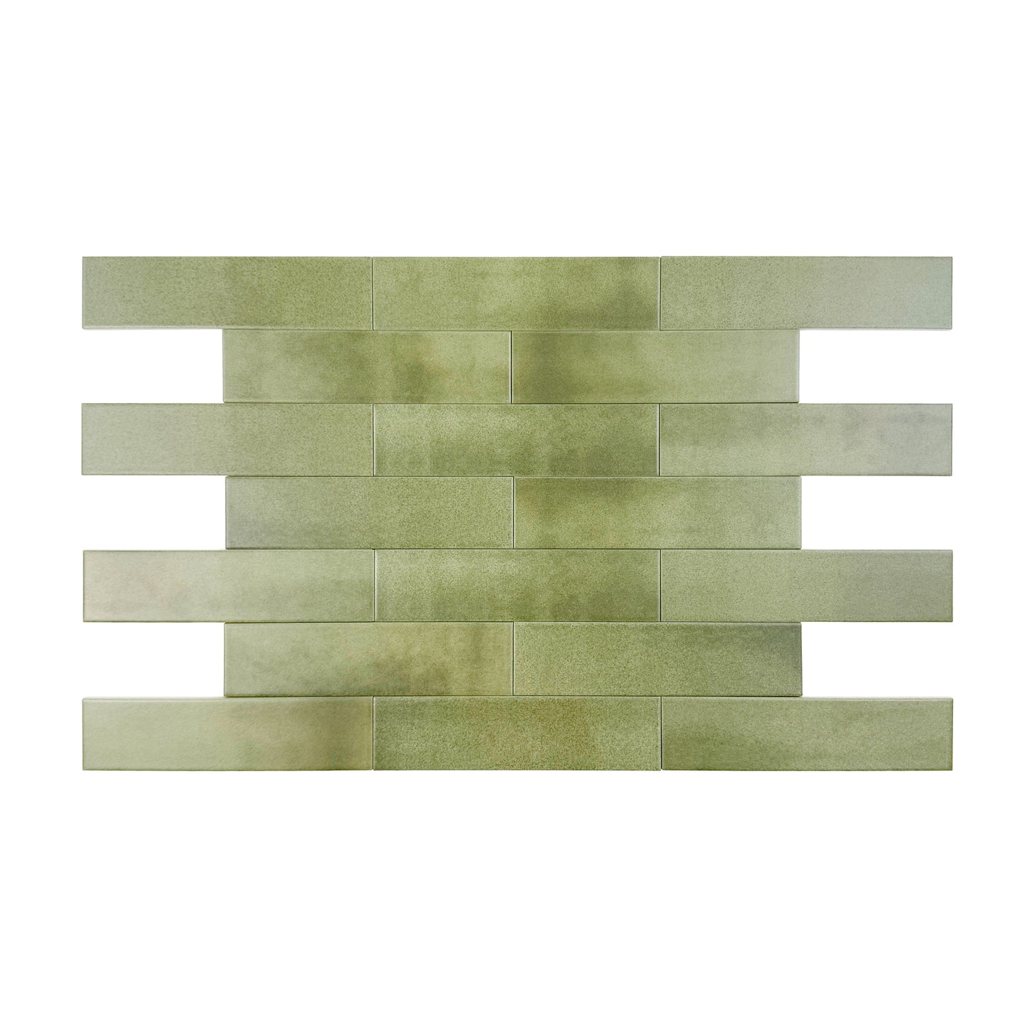 Amalfi Dawn Series Fern Green Matt Porcelain Artisanal Tile