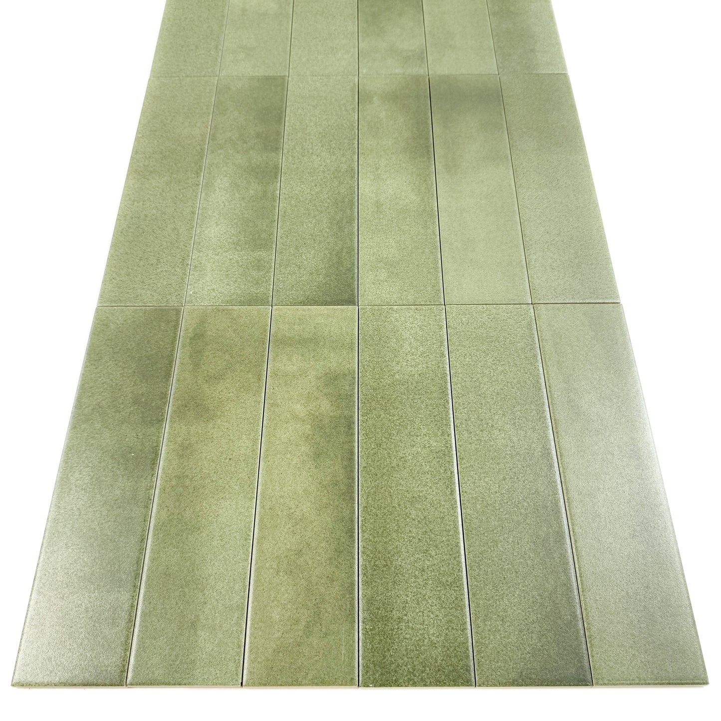 Amalfi Dawn Series Fern Green Matt Porcelain Artisanal Tile