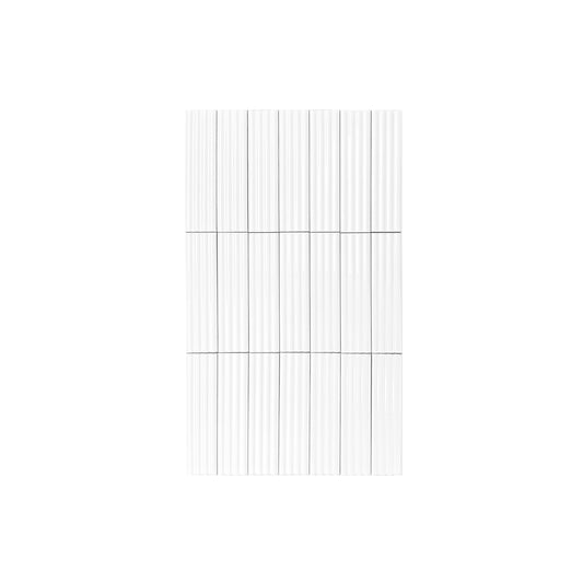 Bright White Glossy Ceramic Artisanal Tile