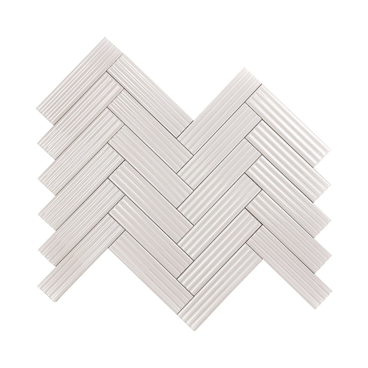 Warm Cream Glossy Ceramic Artisanal Tile