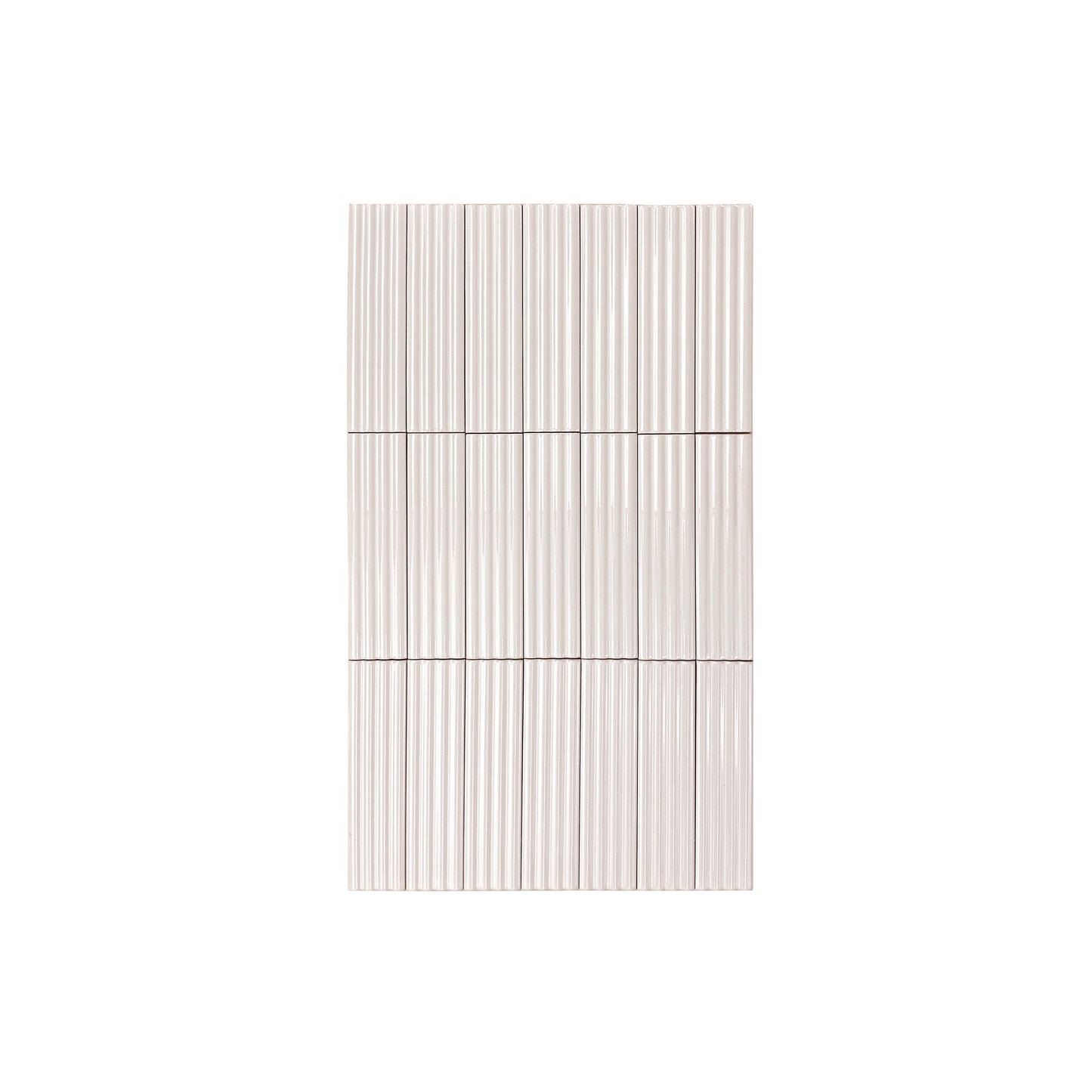 Warm Cream Glossy Ceramic Artisanal Tile