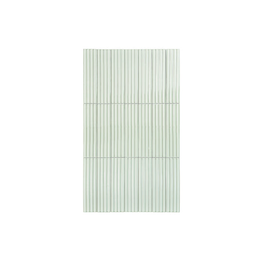 Pale Mint Glossy Ceramic Artisanal Tile