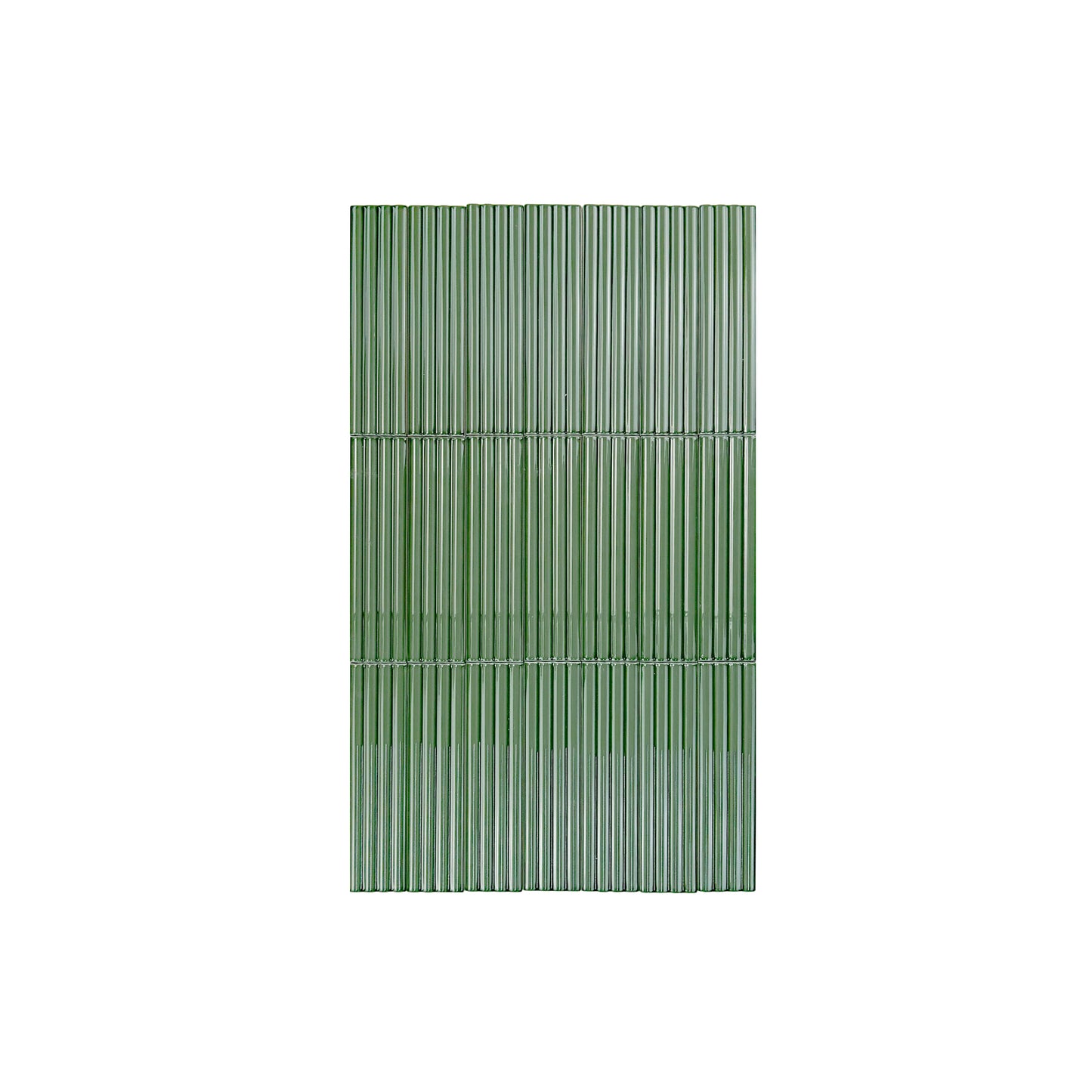 Deep Green Glossy Ceramic Artisanal Tile