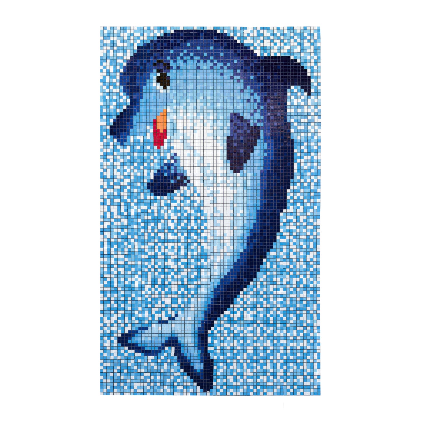 Dolphin Dreams Series Dolphin Pattern Porcelain Mosaic 25302