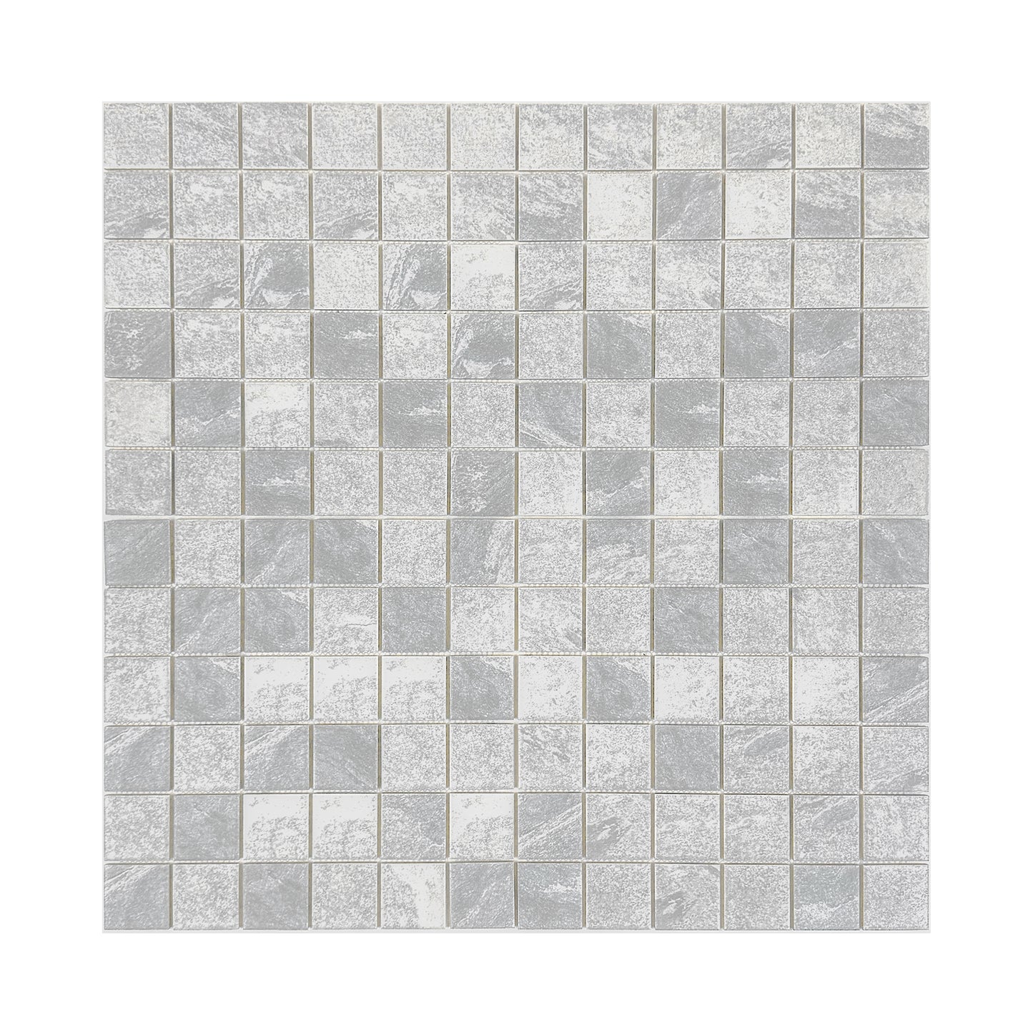 Majestic Naturale Glacier Grey Stone Pattern Flat Surface Porcelain Mosaic