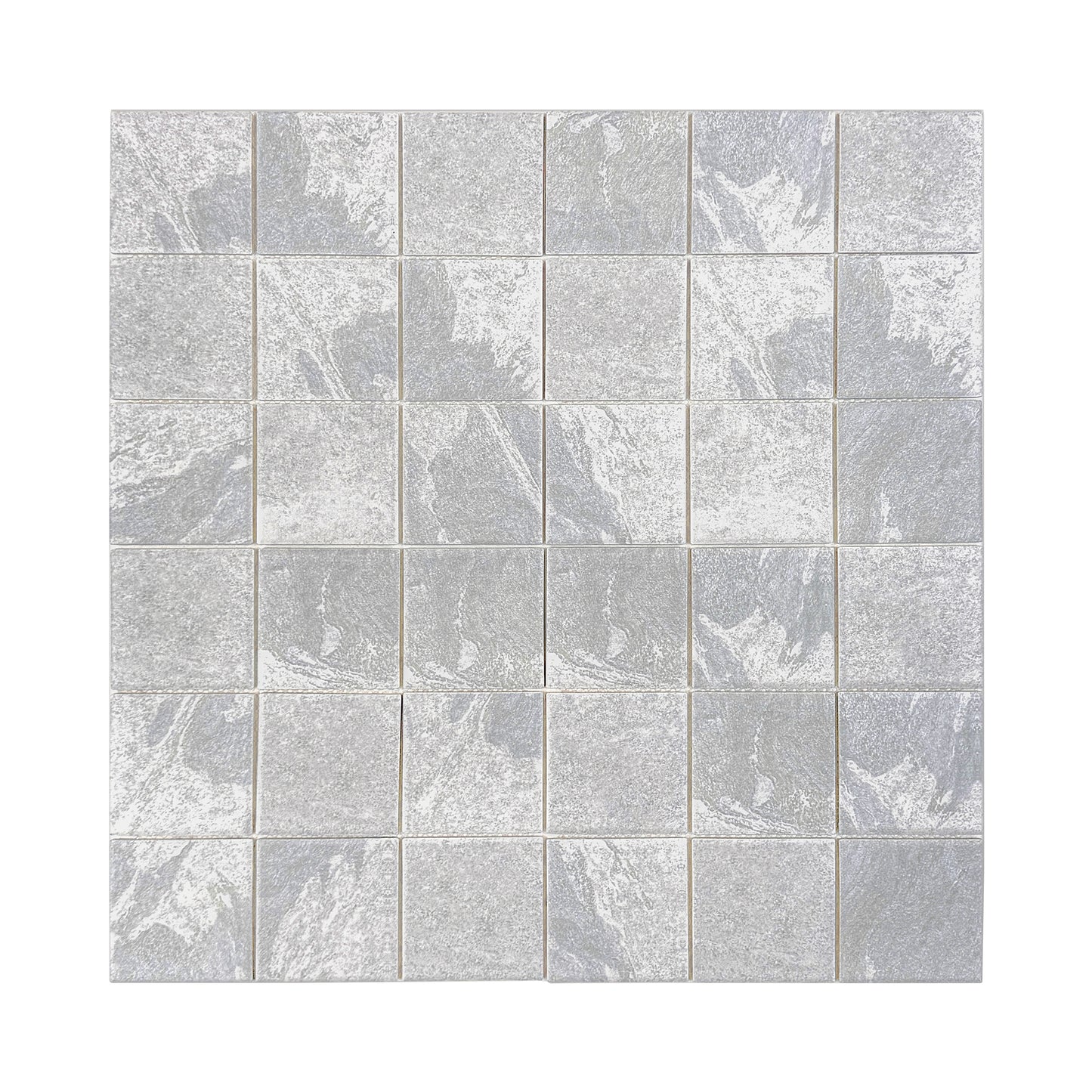بلاط موزاييك بورسلين Majestic Naturale Glacier Grey Stone Pattern Flat Surface