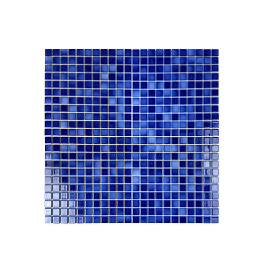 Midnight Splendor Series Dark Blue Crystalline Glazed Porcelain Mosaic