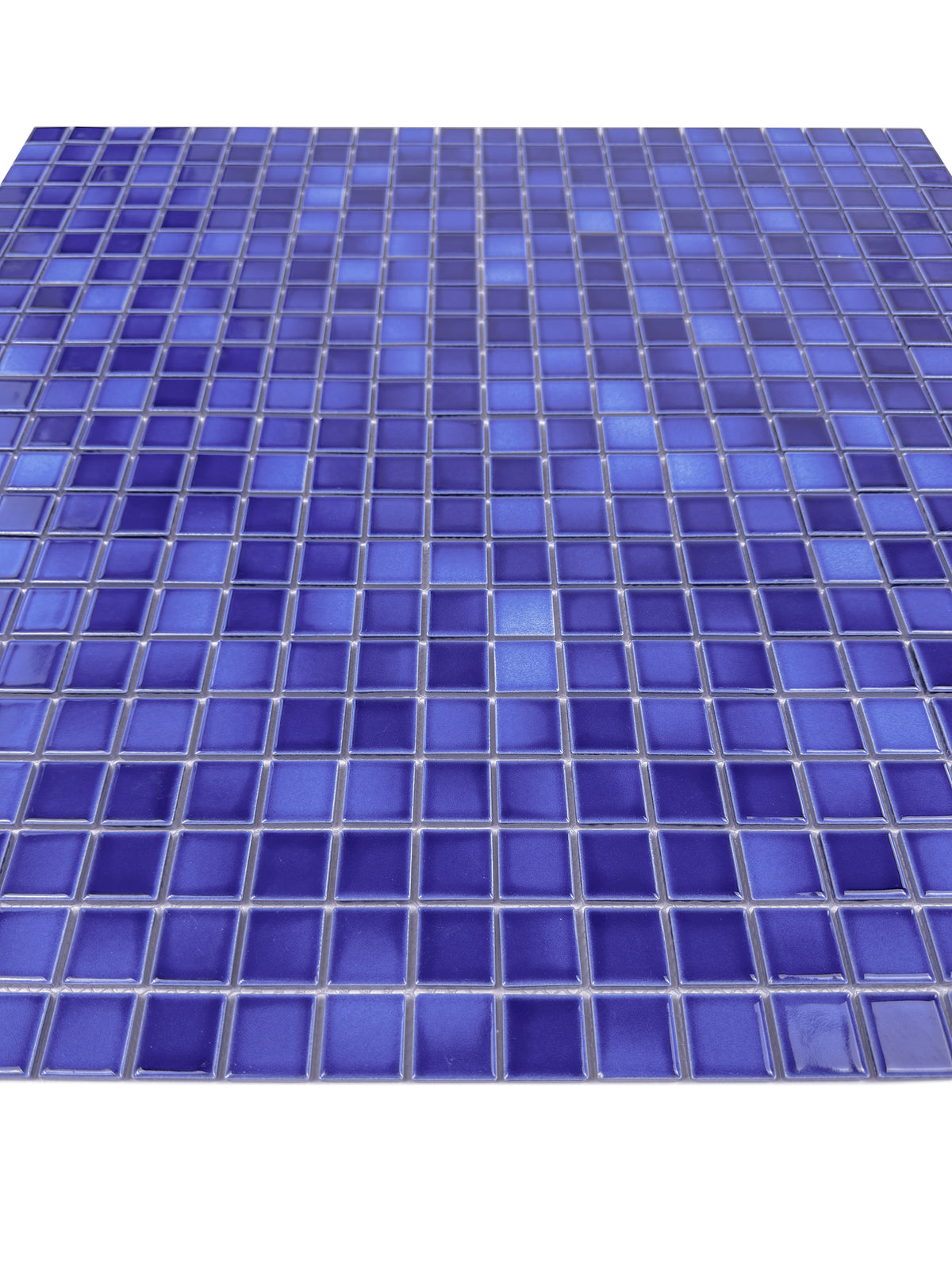 Midnight Splendor Series Dark Blue Crystalline Glazed Porcelain Mosaic