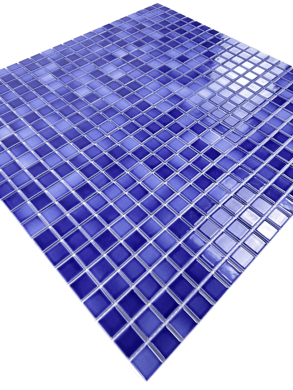 Midnight Splendor Series Dark Blue Crystalline Glazed Porcelain Mosaic
