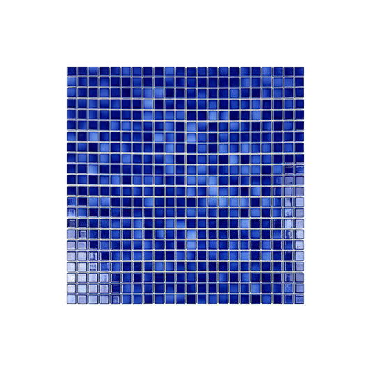 Midnight Splendor Series Dark Blue Crystalline Glazed Porcelain Mosaic