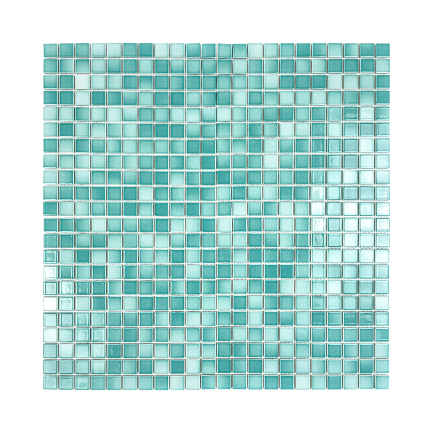 Midnight Splendor Series Green Crystalline Glazed Porcelain Mosaic