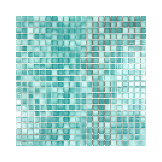Midnight Splendor Series Green Crystalline Glazed Porcelain Mosaic