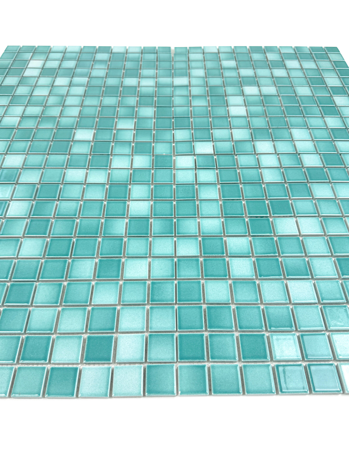 Midnight Splendor Series Green Crystalline Glazed Porcelain Mosaic