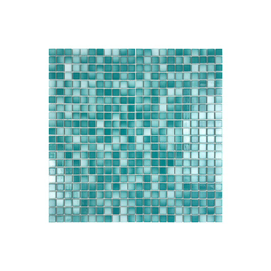 Midnight Splendor Series Green Crystalline Glazed Porcelain Mosaic