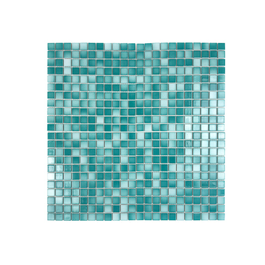 Midnight Splendor Series Green Crystalline Glazed Porcelain Mosaic