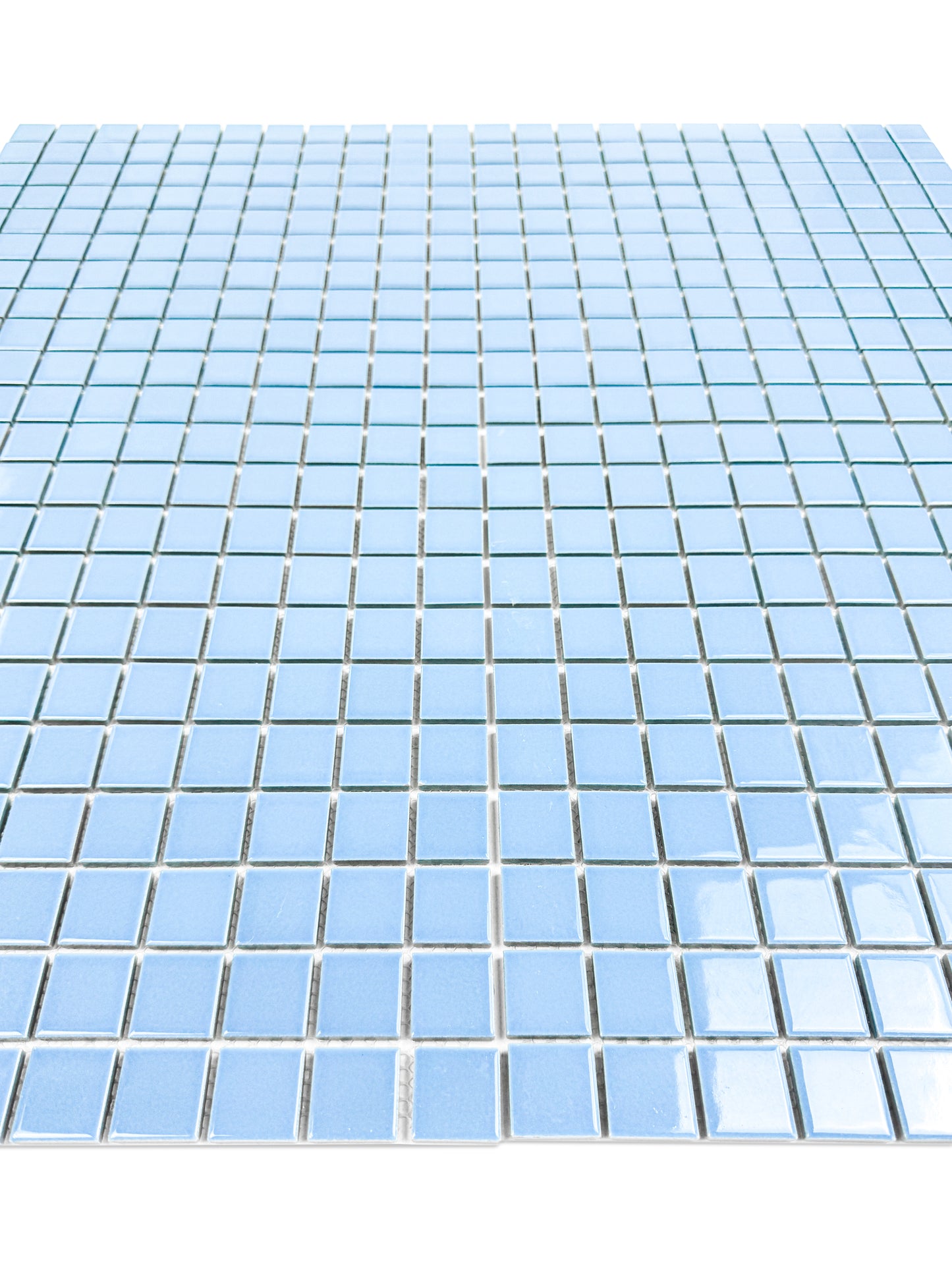 Azure Harmony Light Blue Ordinary Glazed Porcelain Mosaic