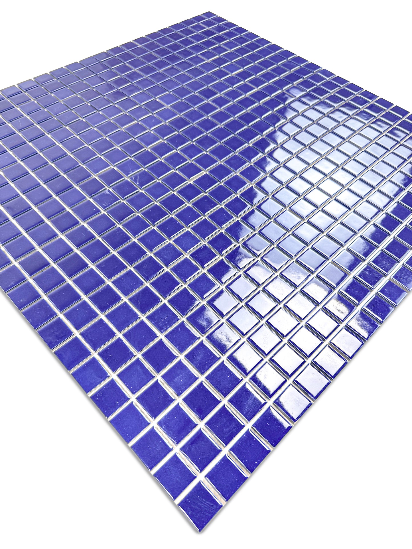 Azure Harmony Midnight Blue Ordinary Glazed Porcelain Mosaic