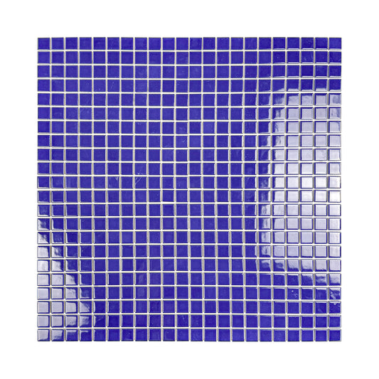 Azure Harmony Midnight Blue Ordinary Glazed Porcelain Mosaic