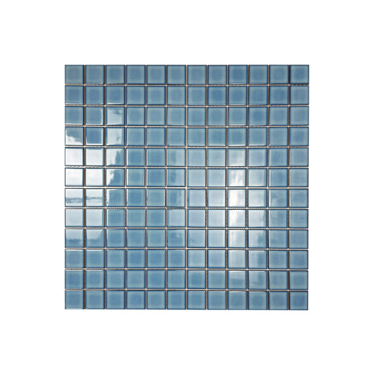 Zen Light Blue Crystalline Glazed Porcelain Mosaic