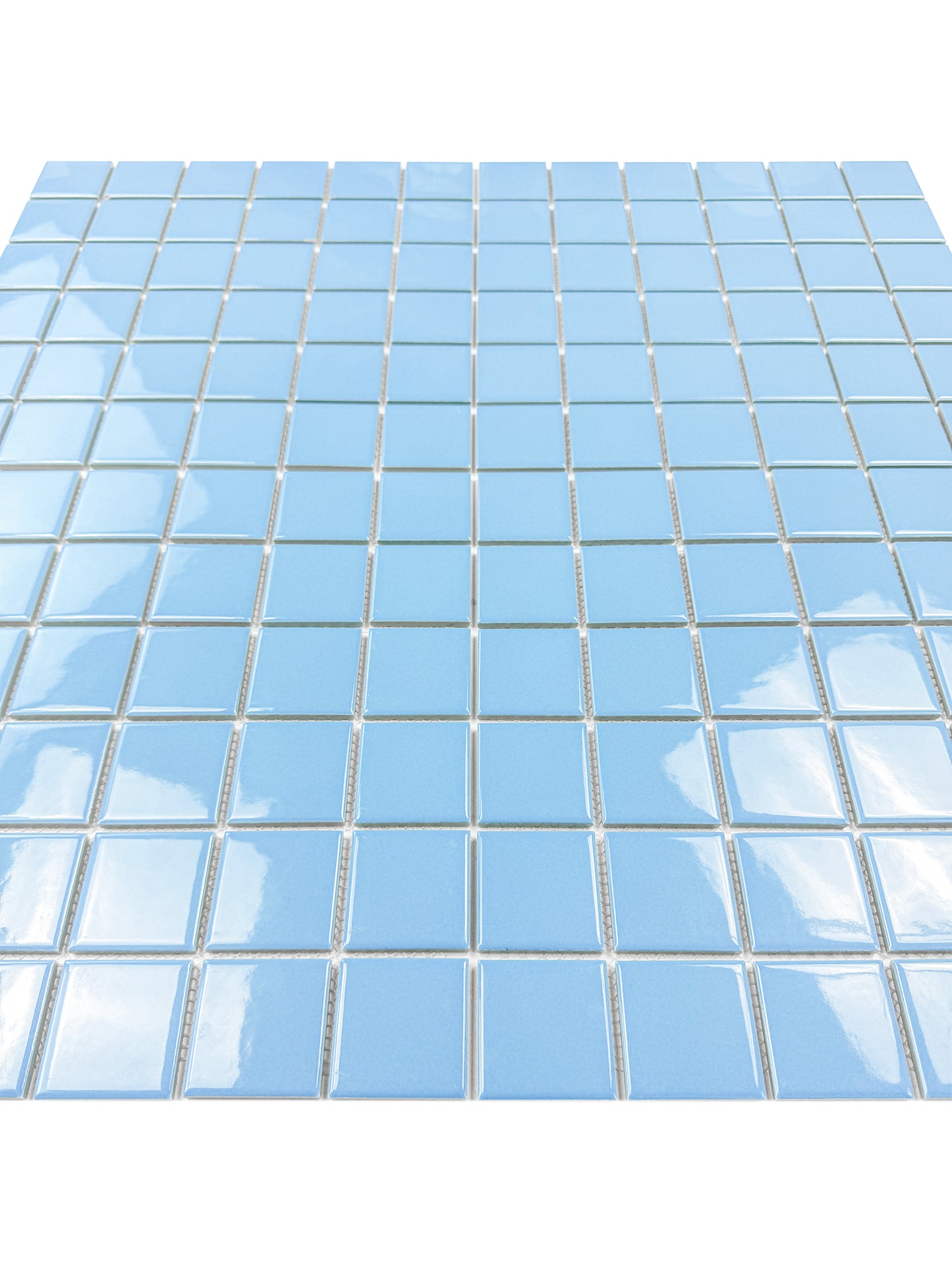 Azure Harmony Sky Blue  Ordinary Glazed Porcelain Mosaic