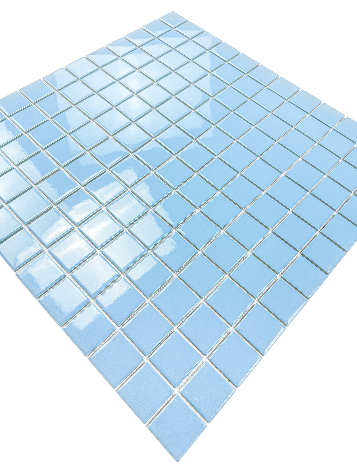 Azure Harmony Sky Blue  Ordinary Glazed Porcelain Mosaic