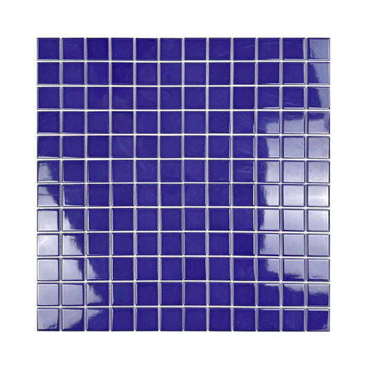 Azure Harmony Midnight Blue  Ordinary Glazed Porcelain Mosaic