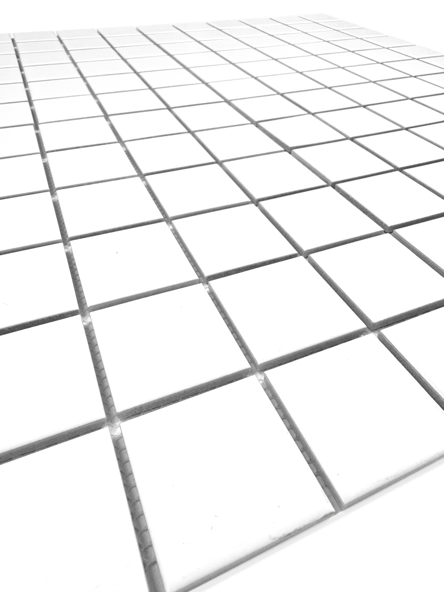 Azure Harmony White Matte  Ordinary Glazed Porcelain Mosaic