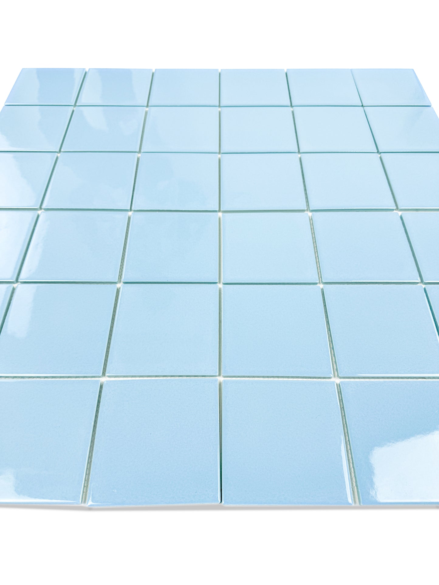 Azure Harmony Light Blue  Ordinary Glazed Porcelain Mosaic