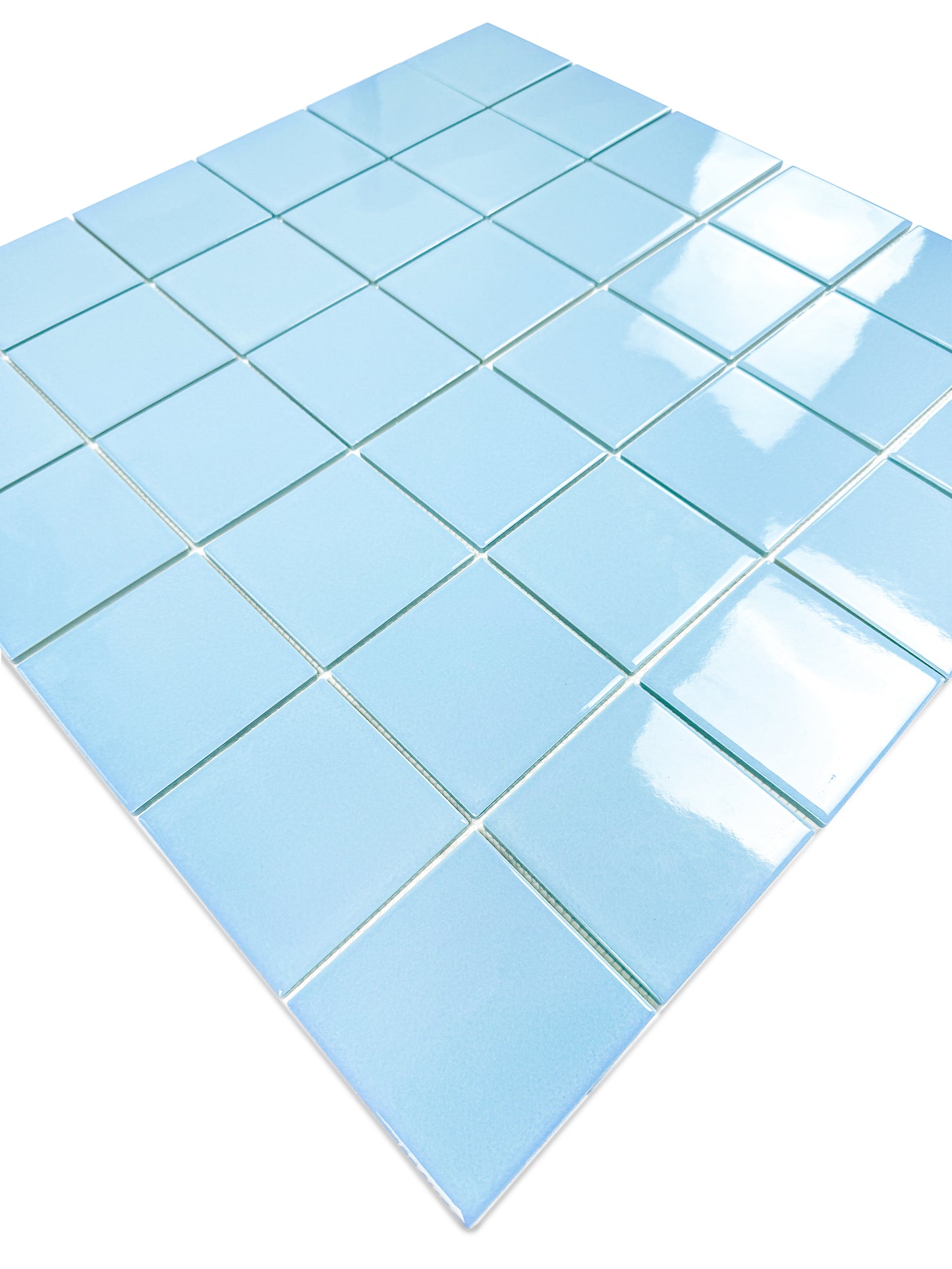 Azure Harmony Light Blue  Ordinary Glazed Porcelain Mosaic