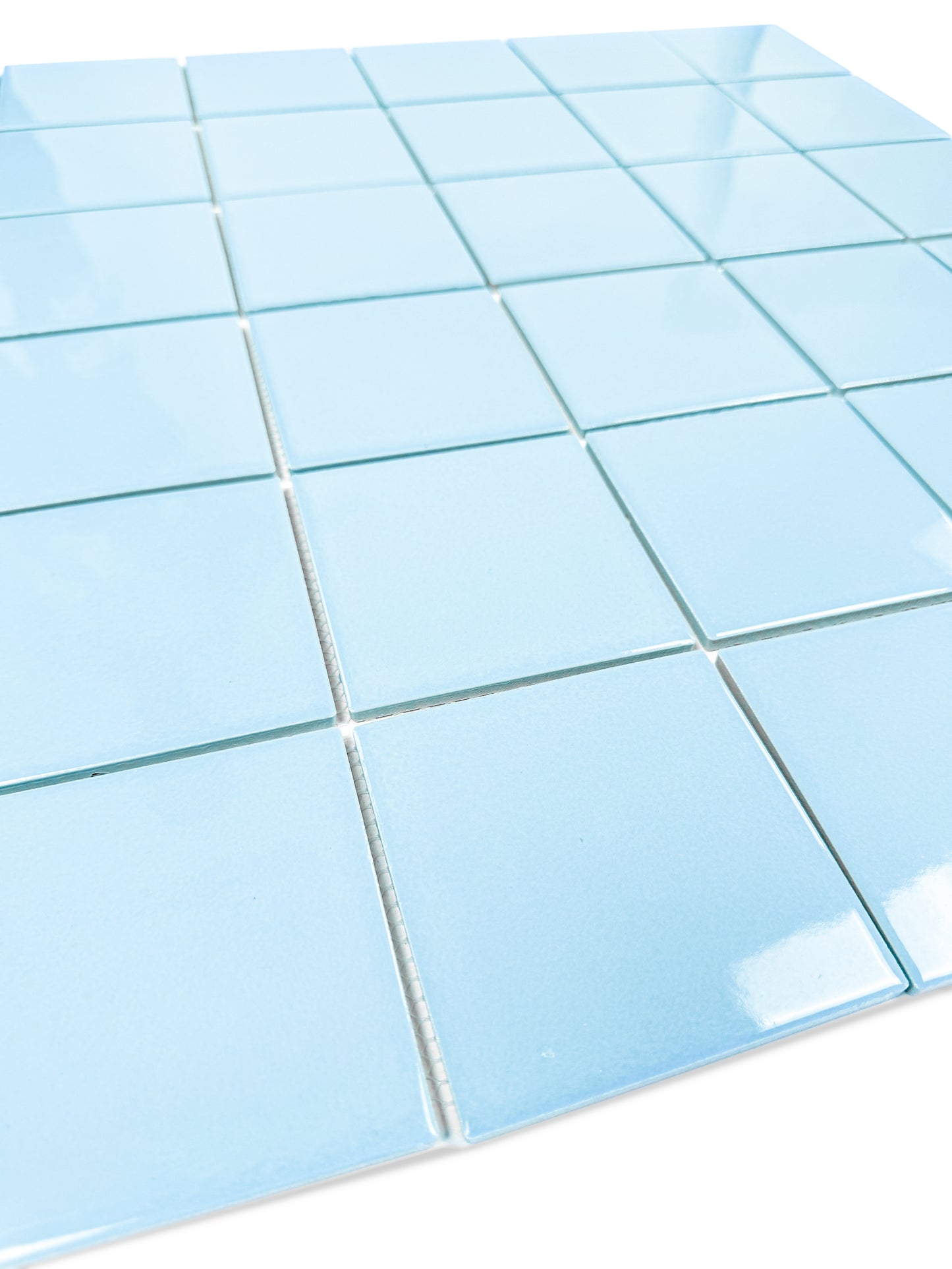 Azure Harmony Light Blue  Ordinary Glazed Porcelain Mosaic