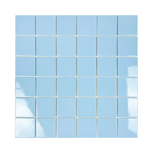 Azure Harmony Light Blue  Ordinary Glazed Porcelain Mosaic