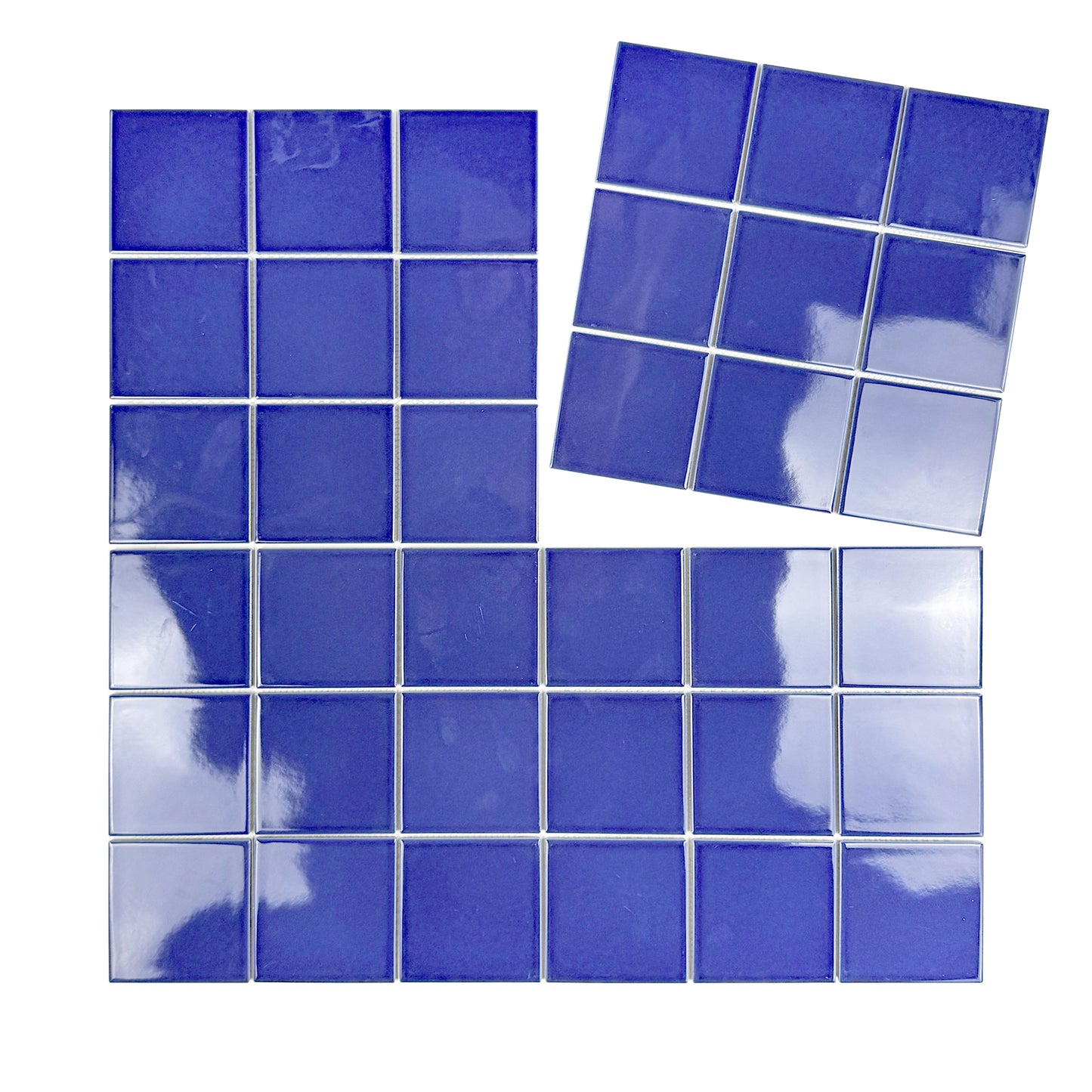 Azure Harmony Navy Blue  Ordinary Glazed Porcelain Mosaic