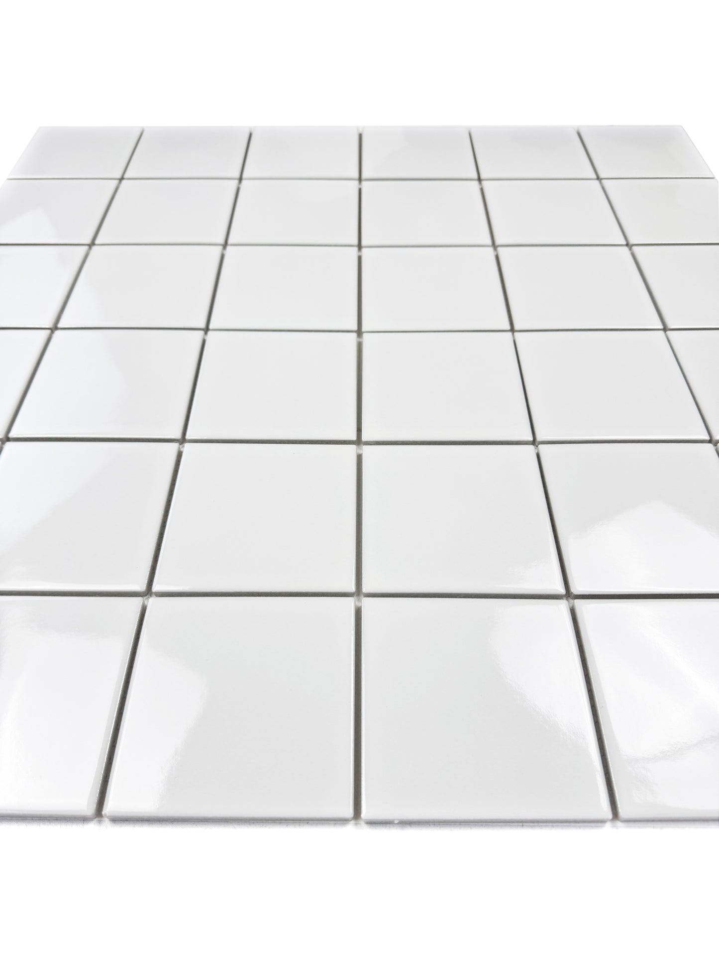 Azure Harmony White  Ordinary Glazed Porcelain Mosaic