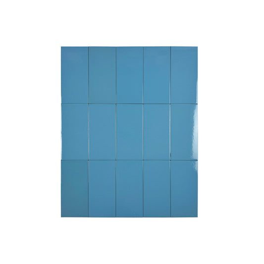 FINA Standard Pool Tile Series Light Blue  Glazed  Porcelain Tile