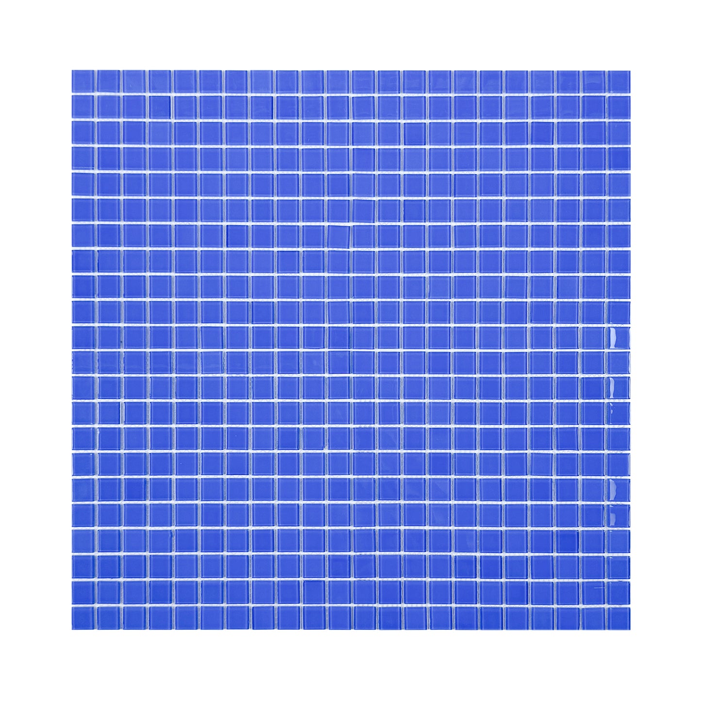 Azure Enchantment Series Royal Blue Crystal Glass Mosaic